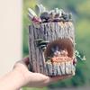 for Creative Resin Plant Flowerpot for Home Garden Decoration Gift for Office Home Bar Balcony Garden Anti-corrosion X3UC