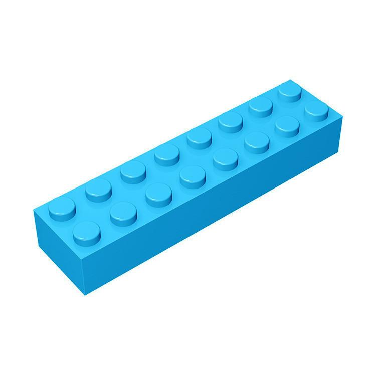 100 шт. Детали MOC 3007 93888 Кирпичик 2 x 8 Совместимые Кирпичики DIY Сборка Строительные Блоки Частицы Детская Головоломка Мозговая Игрушка Подарок