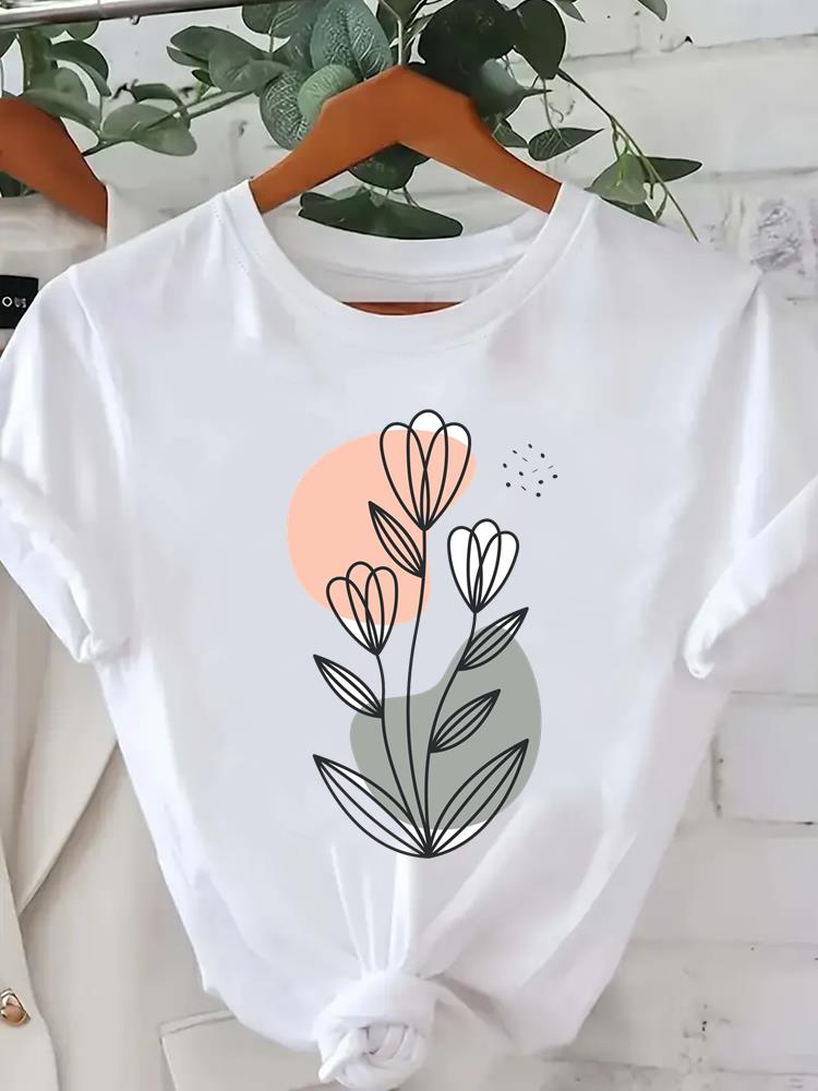 (Asian Size) style butterfly cute o-neck Lady Fashion Women Graphic Tee Short Sleeve T-shirts Casual Clothing Printed Female Top T Shirt