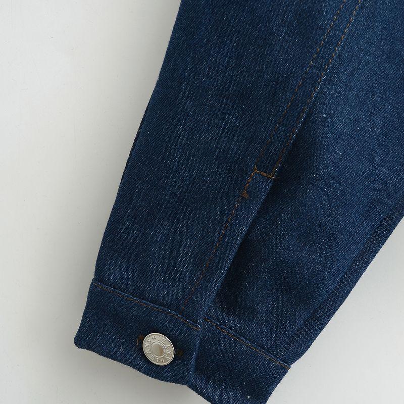 Kaslead New Arrival Women's Clothing Fashion Style Fashion Patchwork Denim Hoodie Casual Pants Suit