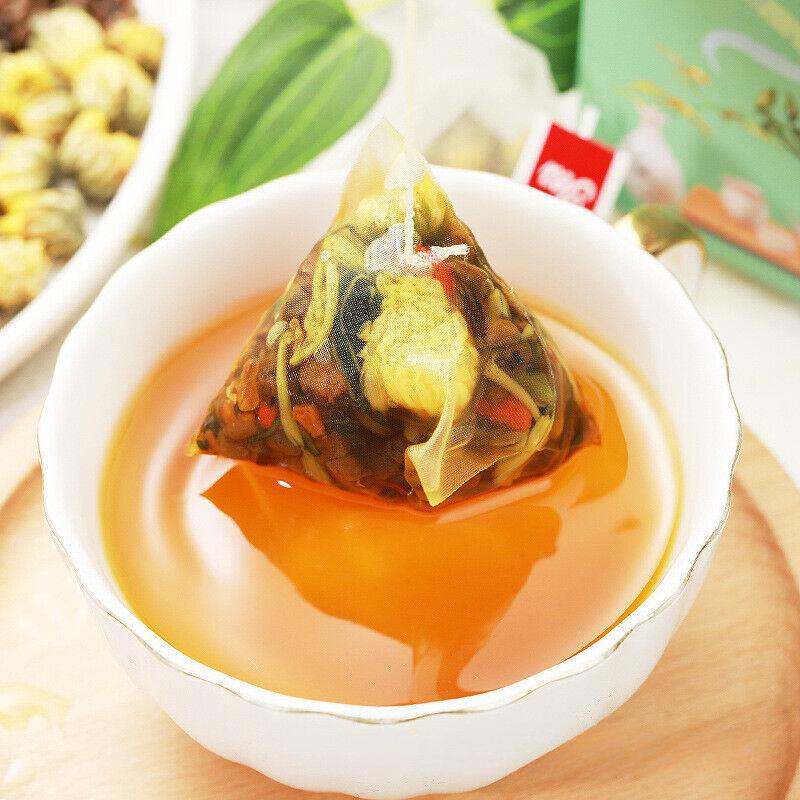 Треугольный пакетик с семенами кассии хризантемы, травяной чайный пакетик для приготовления чая