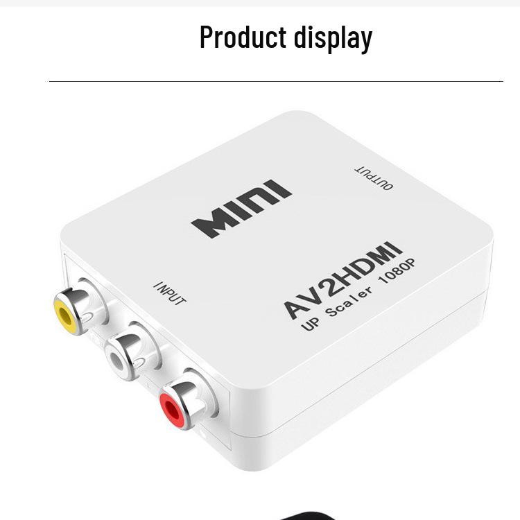 Конвертер AV в HDMI: Высокое разрешение, поддержка 1080P