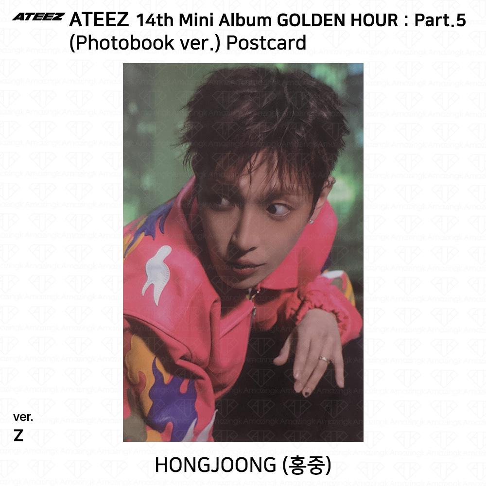 ATEEZ 14-й мини-альбом Golden Hour Часть 5 Фотобук версия. Фотокарточка Z ВЕРСИЯ