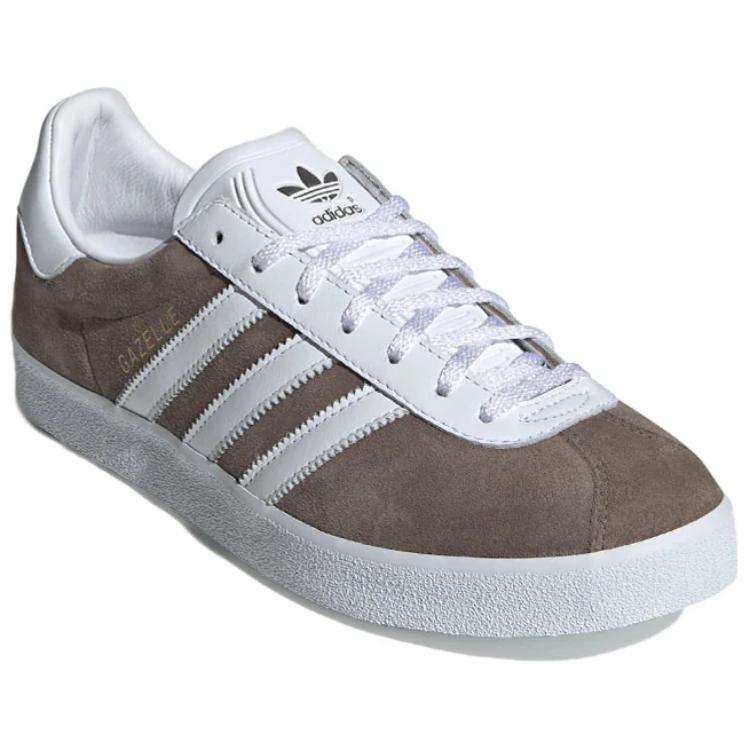 adidas Кроссовки Gazelle 85 Earth Strata Мужские Коричневый Облачно-белый Золотистый-металлик IG6220