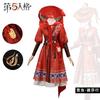 Identity V Champion Skin Entomologist Rare Tier Treading On Grass Zombie Game Cosplay Crimson Bridal Gown Halloween Gothic Costume