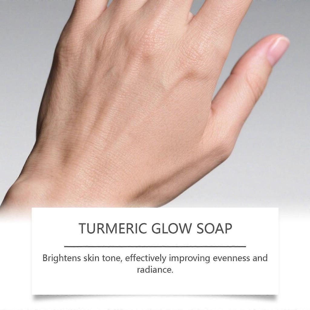 Hoygi Turmeric Soap - Moisturizing And Refreshing Daily Skincare, Gentle And Smooth, Hydrating Body Soap