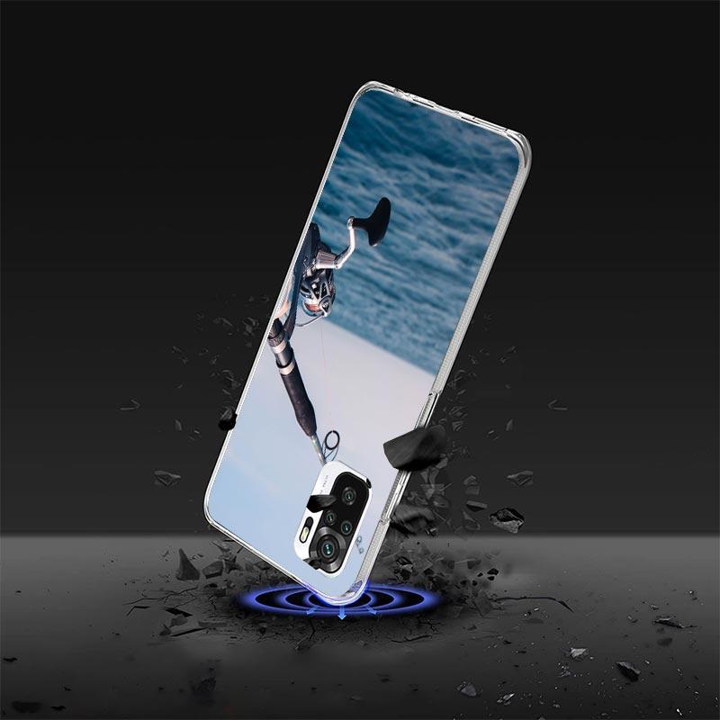 Carp Fish Fishing Rod Hook Phone Case For Xiaomi Redmi Note 15 14 14S 13 12S 12 Pro Plus 11S 11 10S 10 4G Cover 11E 11T 5G Print
