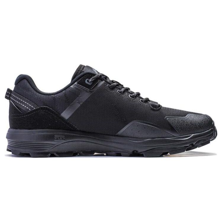 Li Ning Gundam Cloud Technology Fabric Comfortable Shock Absorbing Wear Resistant Low Top Running Shoes Men Sneaker Black ARNT011-2