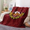 1PC Dynamo Dresden Custom Name Patterned Flannel Blanket Suitable For All Seasons For Home Decor Warmth And Comfort Gifts Holiday Present