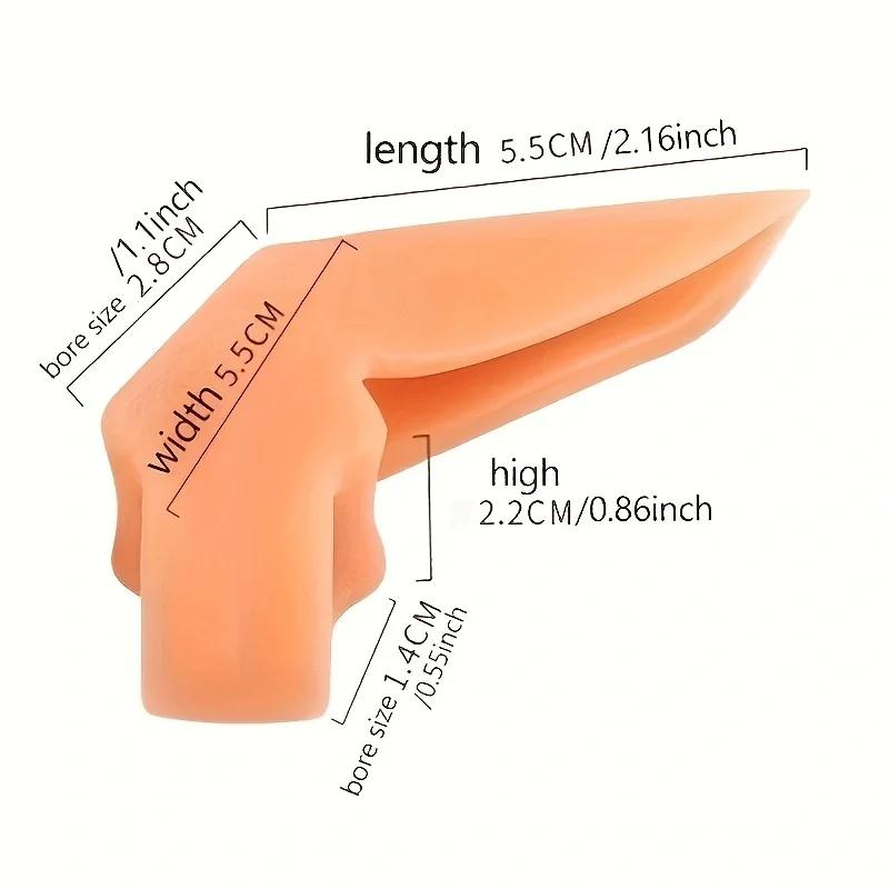 2/4Pcs Gel Pinky Bunion Corrector Little Toe Separator Bunionette Pads Toe for Pain Relief of Corn Callus and Blisters
