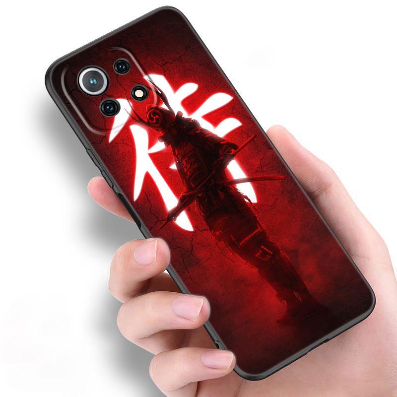 Чехол для телефона Japanese Samurai Art для Xiaomi Mi POCO X3 NFC GT M4 M3 12 11T 10T Pro A3 11 Lite NE 5G 12X 11i F3 мягкий черный чехол