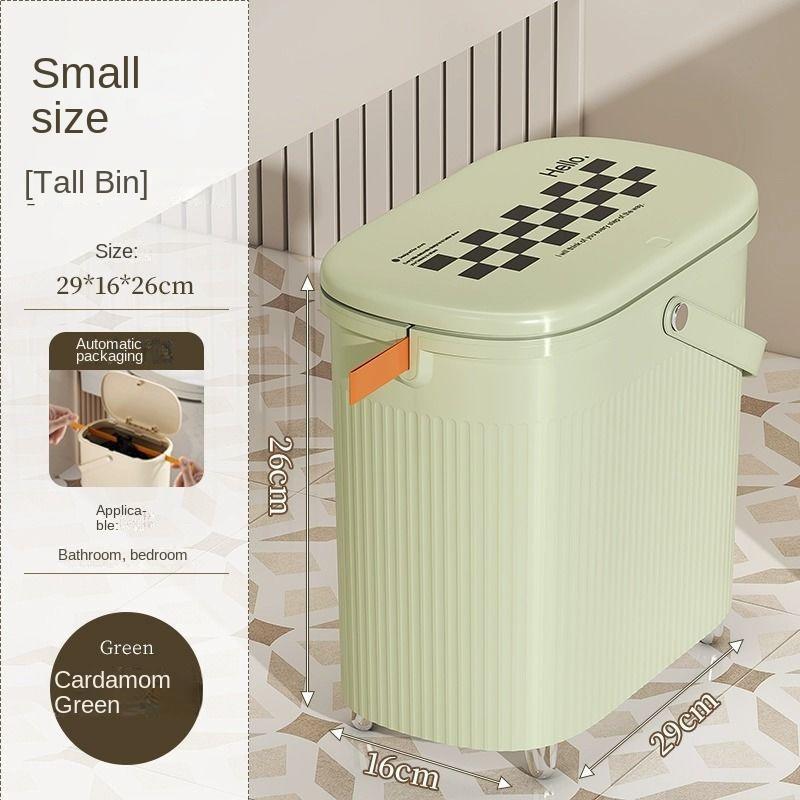 Мусорное ведро для домашнего туалета большой емкости с крышкой для туалета ведро для интернет-знаменитостей в стиле минимализма Gap Dedicated Jar Put Fiber Drum