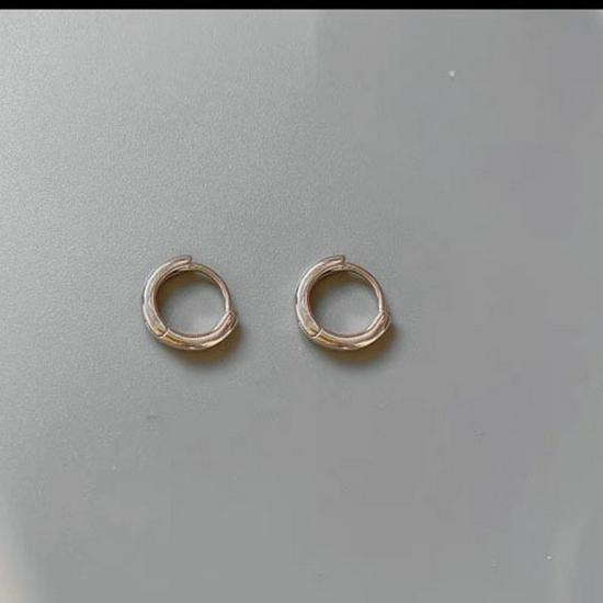 Серьги-иглы из серебра 925 пробы в корейском стиле с гонконгским шармом — модная застежка и дизайн ушных косточек