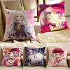 No Game No Life Anime Pillow Case Anti-dustmite Invisible Zipper Sofa Bed
