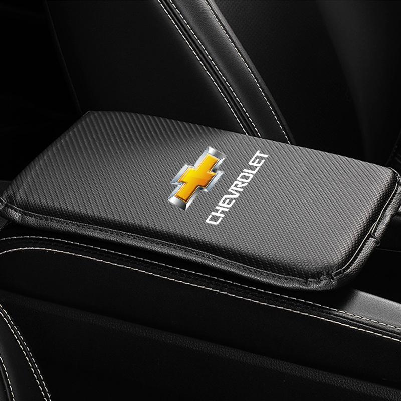 Коврики в ящик подлокотника автомобиля, кожаные накладки на центральную консоль, аксессуары для Chevrolet Cruze Malibu Sail Spark Captiva Equinox Trax AVEO Lova