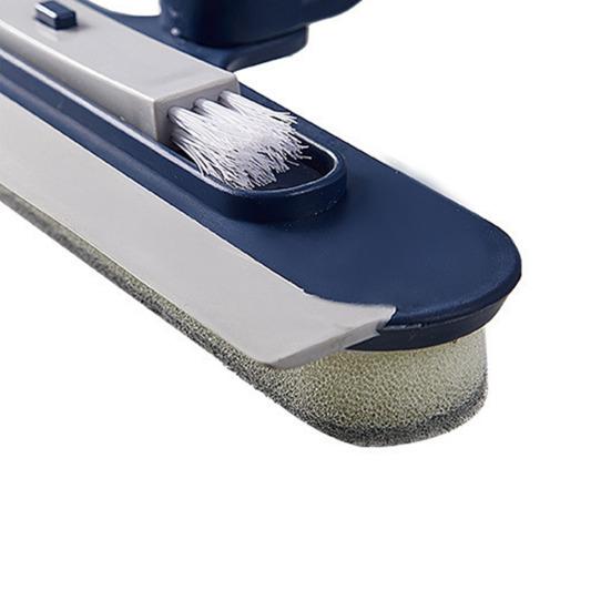 Стеклоочиститель с гибкой угловой головкой, панель с вращением на 180 градусов, двусторонний скребок, встроенная щетка, многоугольный инструмент для чистки стекла