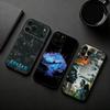 Шокирующий чехол для телефона A-Avatar-R для iPhone 17pro,16,15,14,13,12,11 Plus,Pro Max,XS,Мягкий силиконовый черный чехол