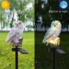 Outdoor Solar Lamp Owl Animal Garden Lights Powered Solar Led Light Waterproof Landscape Lighting Pathway Yard Lawn Garden Decor