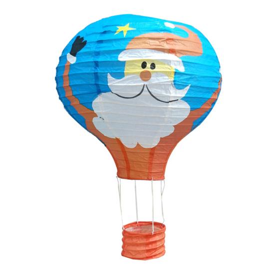 Рождественский бумажный фонарь, воздушный шар, бумажный фонарь, многоразовый декоративный подвесной бумажный фонарь для детского дня рождения, рождественский