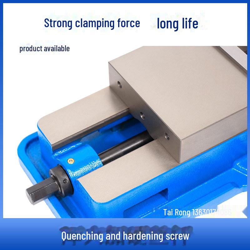 Heavy-Duty 6-Inch Milling Machine Fixed Angle Vise - Precision CNC Flat Jaw Pliers QM16160