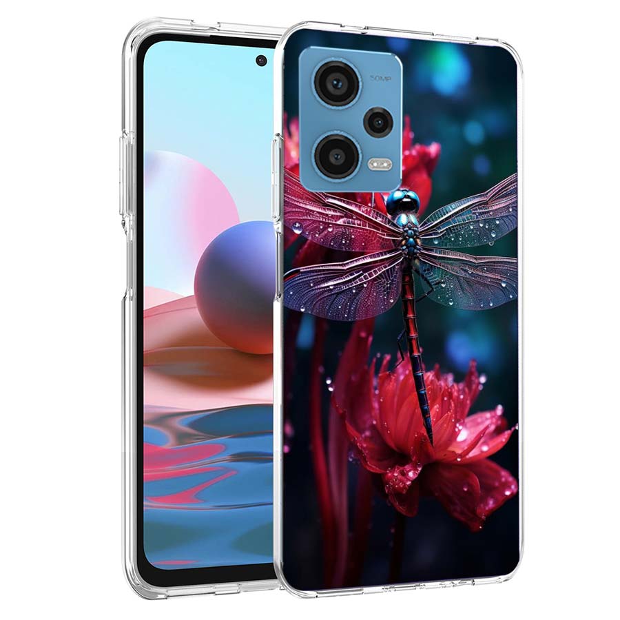 Beautiful Dragonfly Enthusiasts Phone Case For Redmi Note 13 12 14 15 Pro Plus 13R 11 11T 11E 11S 10 Pro 10S 9 9S Cover Cell Cle