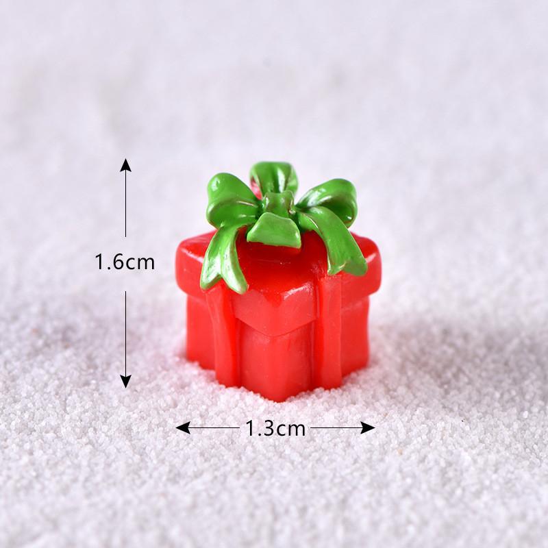 Очаровательные мини-елочные игрушки с полимерными фигурками Санты и снеговика, микро-пейзажи