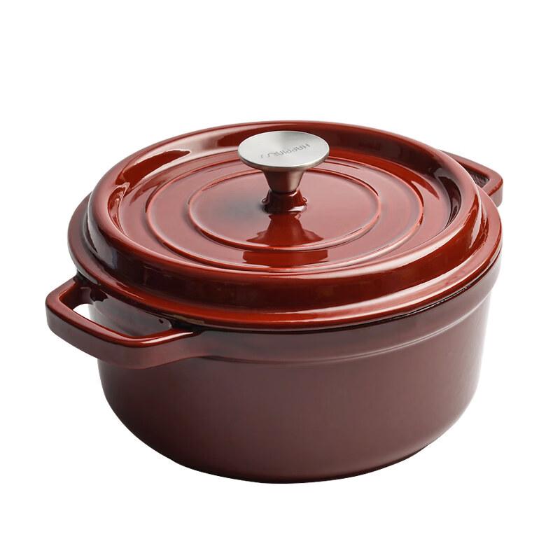 Cast Iron Enamel Stew Pot