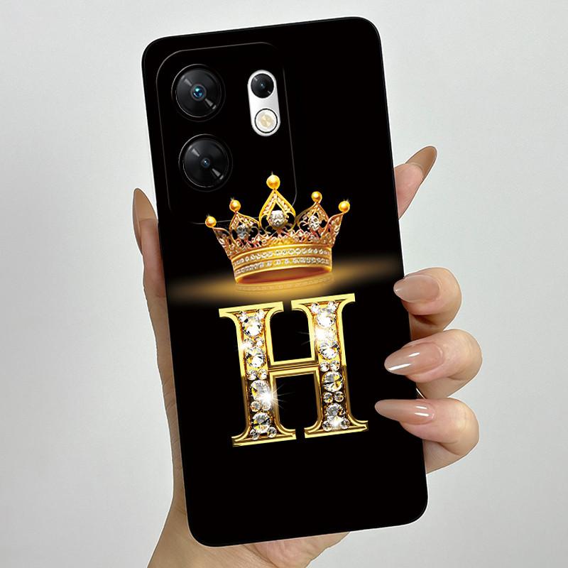 Чехол для infinix Zero 30 4G 5G Чехол X6731 Буквы Короны Мягкий Силикон Ударопрочный Чехол Для Infinix Zero30 4g Чехлы X6731B Funda
