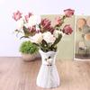 Modern Flower Vase White Pink Blue Plastic Vase Flower Pot Basket Nordic Home