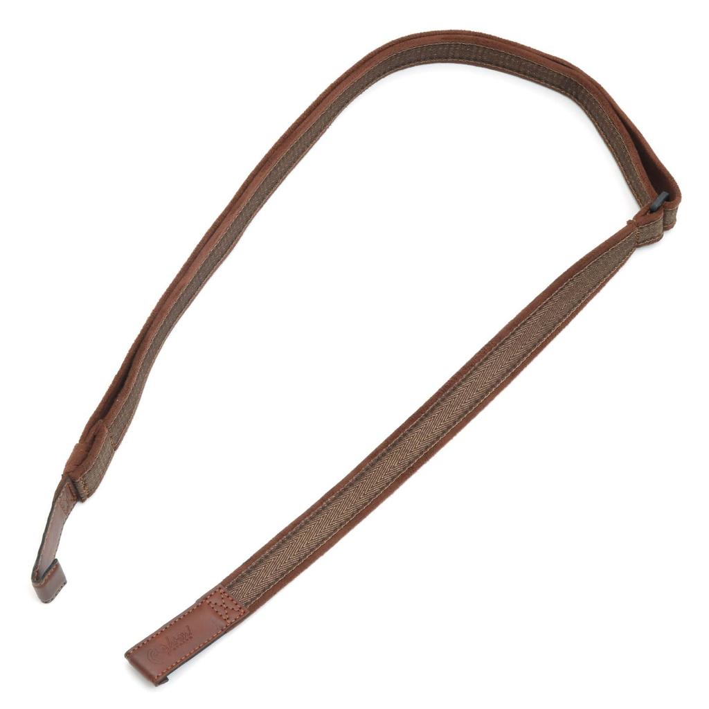 STRAPS Classical Guitar CLASSICAL DUAL BROWN RightOn! Strap, 2.5cm Wide, 108-163cm Long, HOOK,