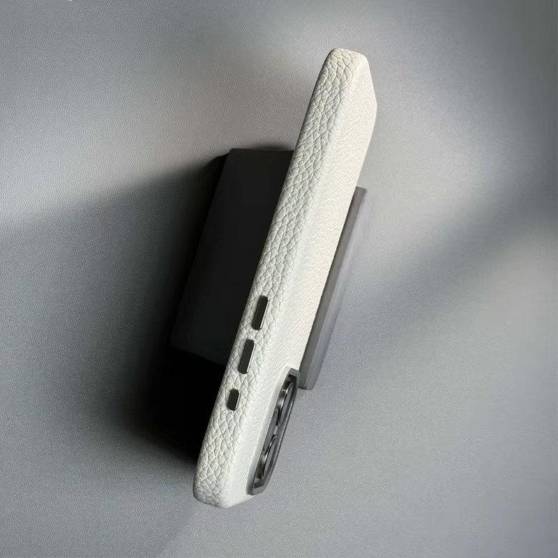 Роскошный беспроводной зарядный кожаный чехол MagSafe для iPhone 14pro 16 pro max 14 15 13 pro 12 защитный жесткий чехол из сплава для линз