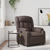 VidaXL Reclining Massage Armchair, Chair with Footrest, Seat with Backrest and Armrests Living Room, Modern, 373569