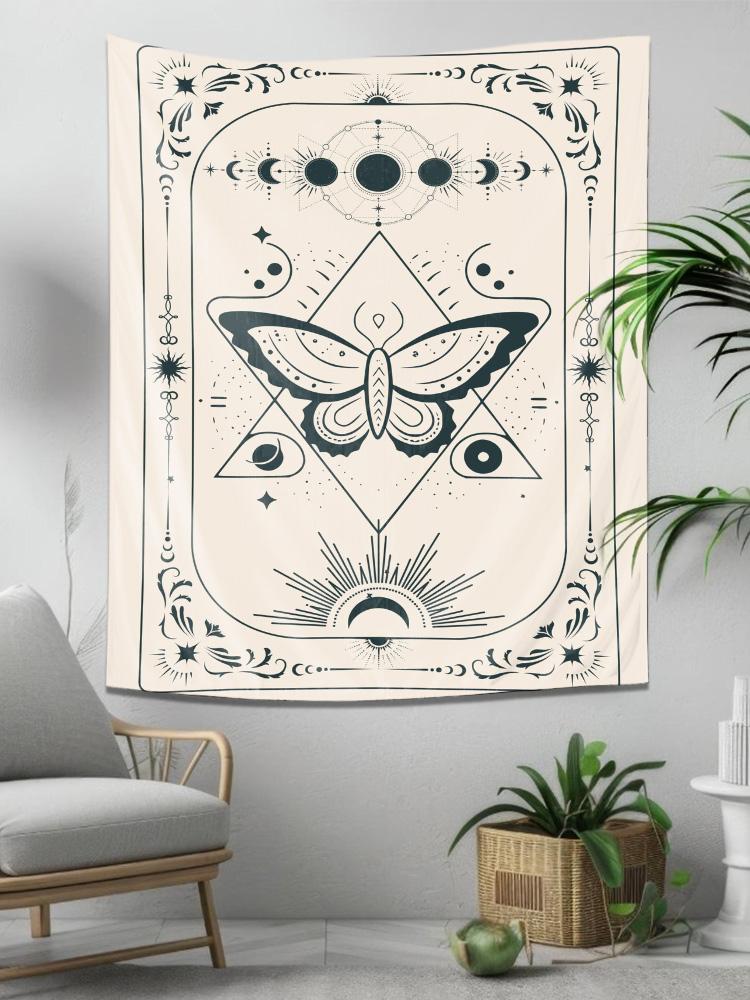 Mysterious Geometric Butterfly Tapestry Art Wall Decor New Choice for Home Decor