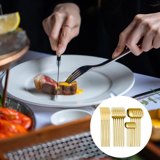 Набор столовых приборов для западного ресторана из нержавеющей стали