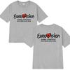 New in Eurovision 2025 T-shirt Eurovision Song Printed T Shirt Women Fashion Y2k Short Sleeve T-shirts Cotton Tops