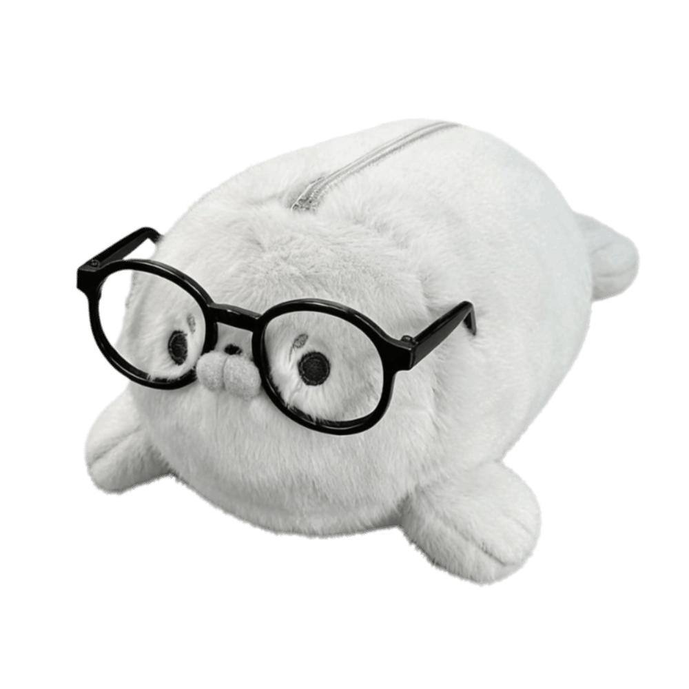 Animal Seal Doll Pen Pouch Large Capacity Stationery Storage Bag Little Seal Pencil Case  Daily Use