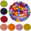 DIY Crafts Necklace Bracelet Loose Beads 40Pcs 9*6mm Candy Color Pendant Acrylic For Jewelry Making