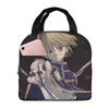 Anime HXH Hunter X Hunter Kurapika Insulated Lunch Bag for Kids School Cooler Thermal Food Box Tote Lunch Boxes Container