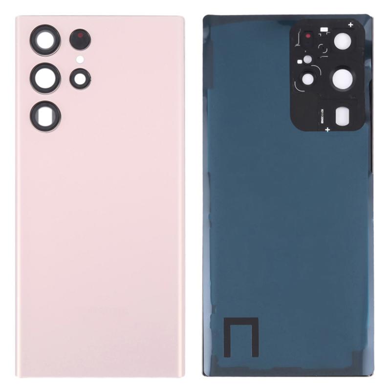 Для Samsung Galaxy S22 Ultra 5G S908 Запасной корпус аккумулятора с клейкой наклейкой+крышка объектива (без логотипа)