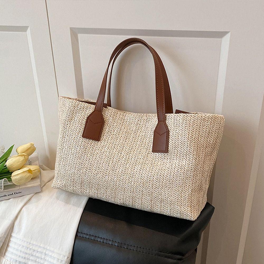 Beach Women Hand Bags Summer Commute Shoulder Bag Fashion Straw Tote Bag Lady/Girls