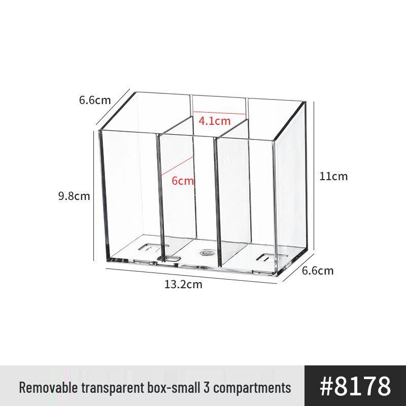Wall-Mounted Bathroom Mirror Cabinet with Shelf for Cosmetics and Toiletries