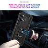 For Motorola Edge (2024) 5G Case PC+TPU Phone Cover with Rotary Ring Kickstand