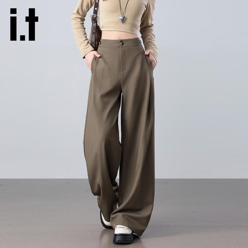 Женские брюки Izzueit свободного кроя с прямыми штанинами