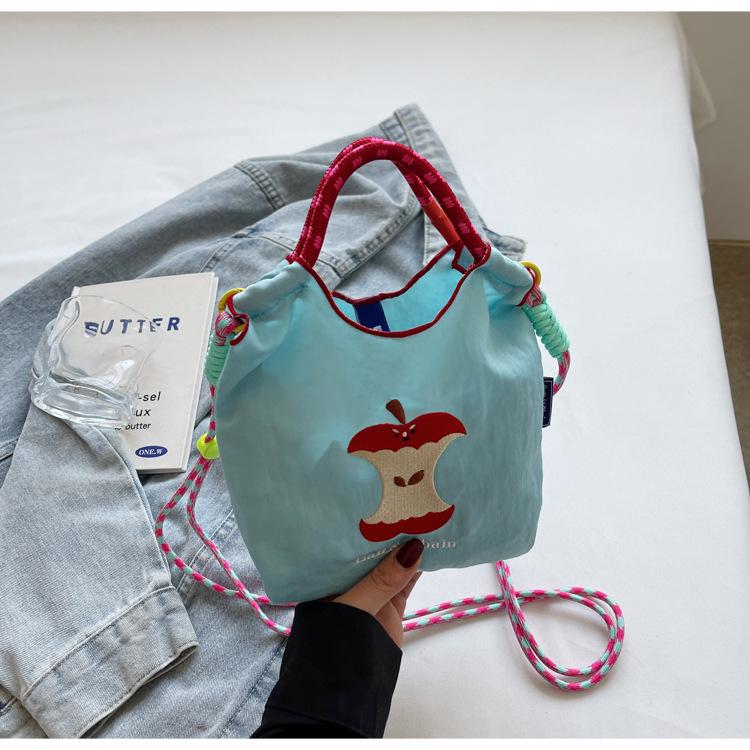 Stylish Dachshund Embroidered Nylon Crossbody Bag for Women - Autumn/Winter 2024 Collection