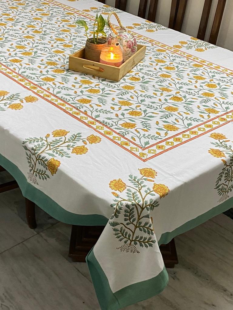 Blockprint Table Cloth 6 Seater (90*60 Inches)