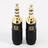 8-Piece Set of 3.5mm Gold-Plated Plugs [Kawaki] 3-Stage 3.5 AUX DIY Stereo Headphone Connectors [P188]