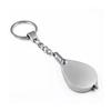 Mini Portable 10/15X Folding Key Ring Magnifier With Chain Daily Hand Magnifying Glasses Reading Jewelry Coins Using Tool Gift