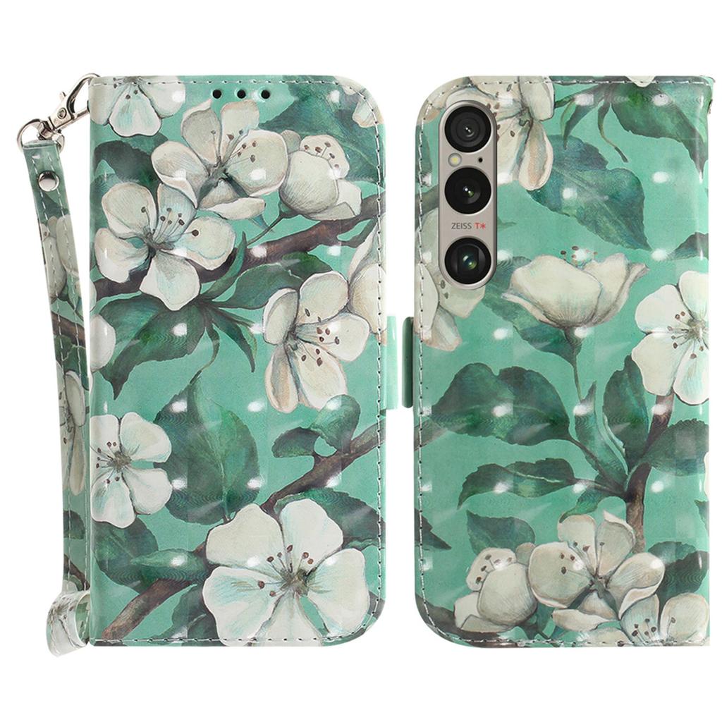 For Sony Xperia 1 VI Case Pattern Printing Wallet Stand Leather Phone Cover