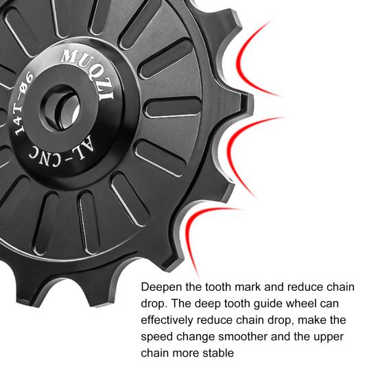 MUQZI практичный велосипедный подшипник жокей-колесо универсальный нержавеющий устойчивый к коррозии