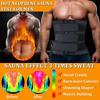 Men Waist Trainer Fitness Waist Trimmer Belt Workout Cincher Corsets Slimming Body Shaper Weight Loss Fat Burner Sweat Straps